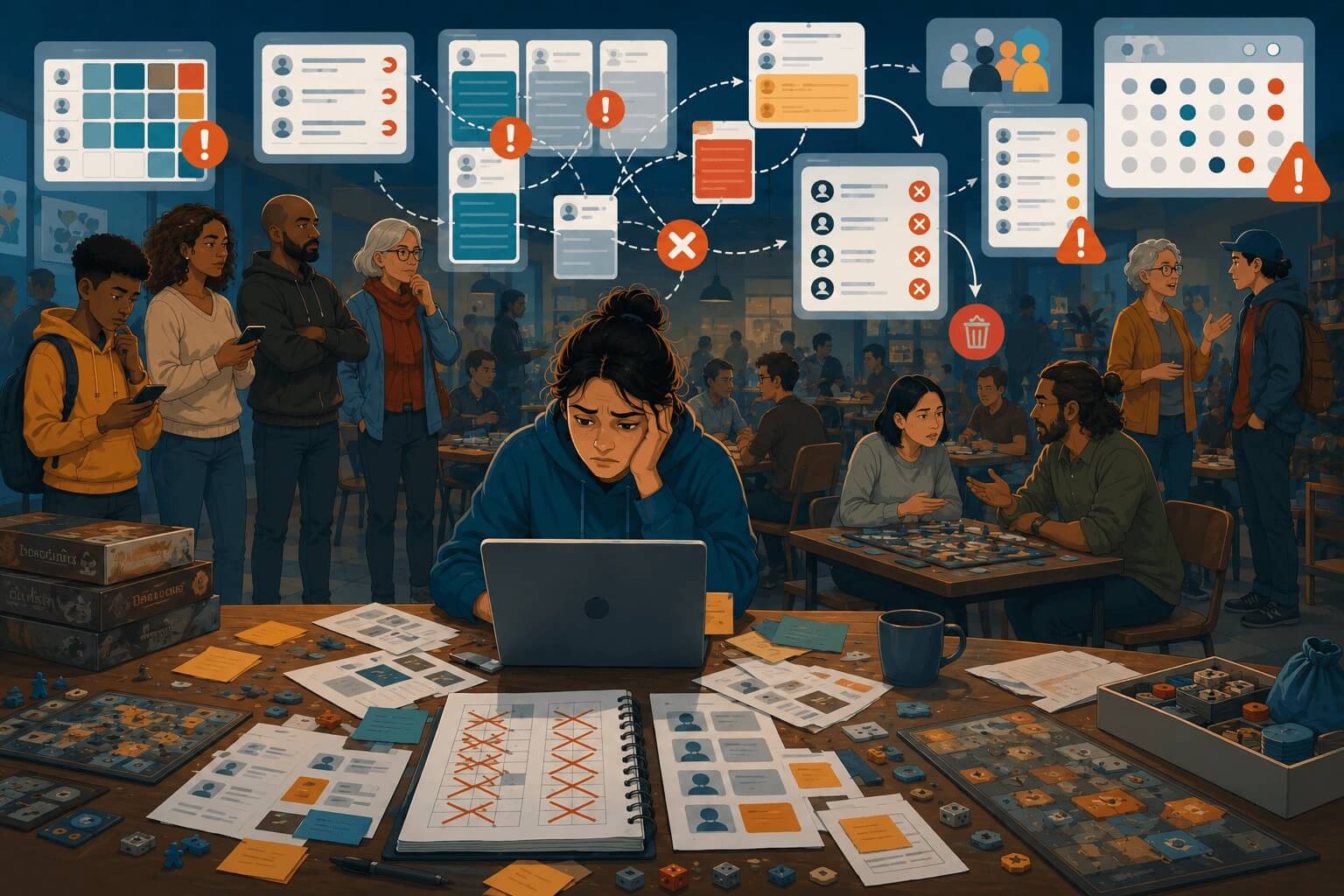 Your Board Game Club Cannot Feel Relaxing If Scheduling Chaos Keeps Frustrating Players